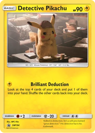 Detective Pikachu SM194 — Sun & Moon Promos