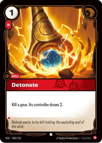 Detonate #005/221 — Spiritforged