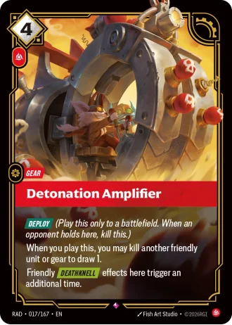 Detonation Amplifier #017/167 — Radiance