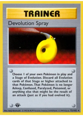 Devolution Spray #72/102 — Base Set