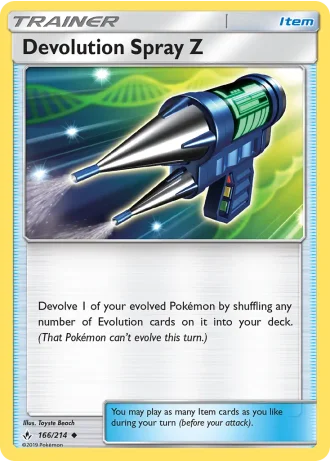 Devolution Spray Z #166/214 — Unbroken Bonds