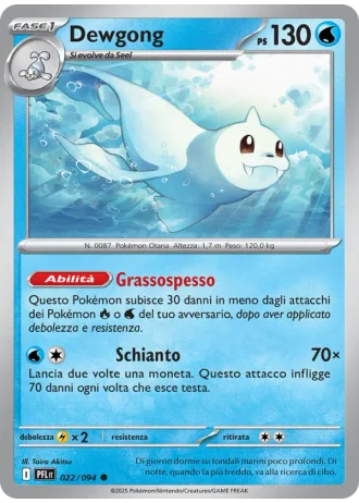 Dewgong #022 — Flamme Spettrali