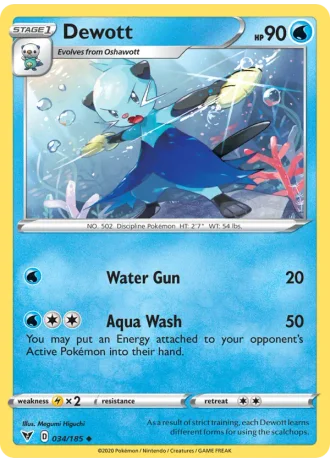 Dewott #34/185 — Vivid Voltage