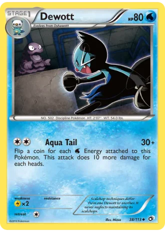Dewott #38 — Legendary Treasures