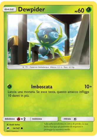 Dewpider #14/147 — Ombre Infuocate