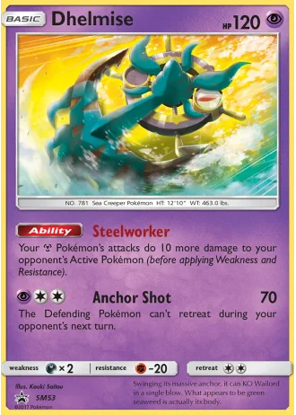 Dhelmise SM53 — Sun & Moon Promos