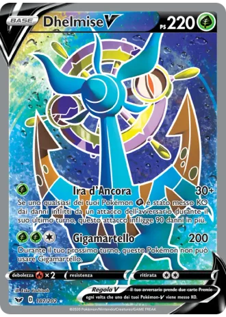 Dhelmise V #187/202 — Spada e Scudo