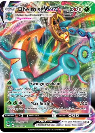Dhelmise VMAX #10/72 — Shining Fates