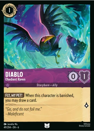 Diablo - Obedient Raven #49/204 — Azurite Sea