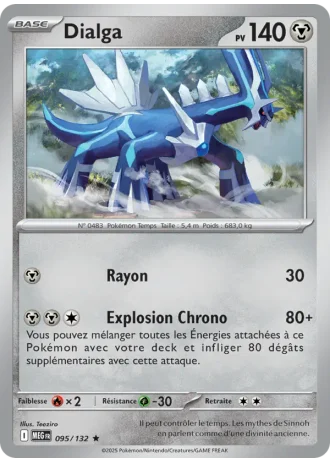 Dialga #095/132 — Méga-Évolution
