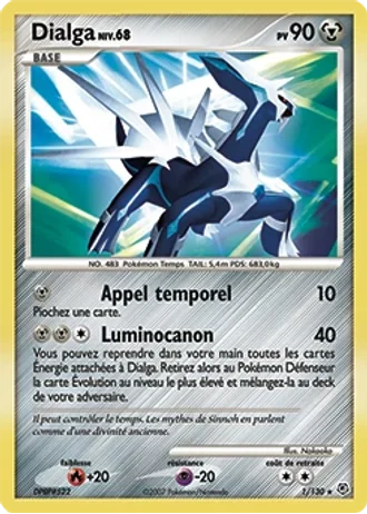 Dialga #1/130 — Diamant & Perle