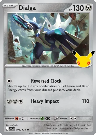 Dialga #103/128 — 30th Celebration
