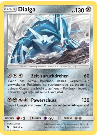 Dialga #127/214 — Echo des Donners