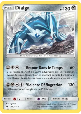Dialga #127/214 — Tonnerre Perdu
