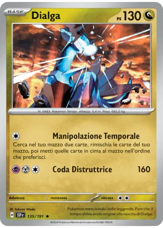 Dialga #135/191 — Scintille Folgoranti