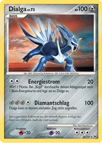 Dialga #23/127 — Platin