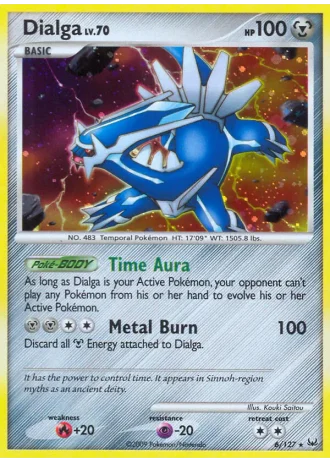 Dialga #6/127 — Platino