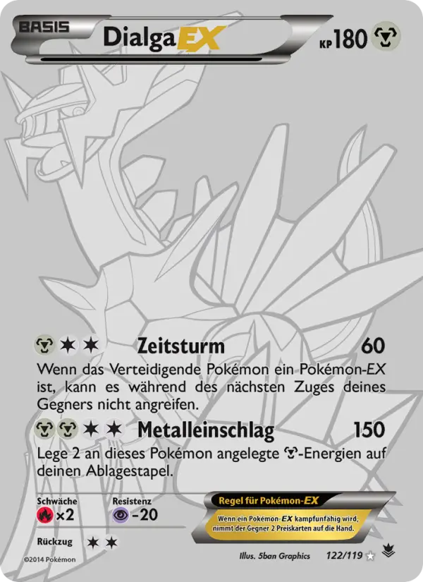 Dialga EX #122 — Phantomkräfte