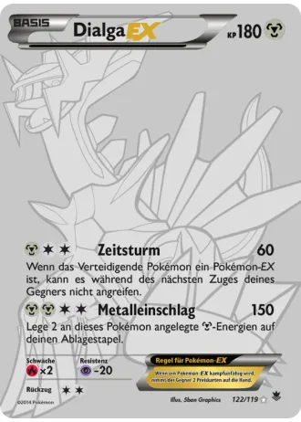 Dialga EX #122/119 — Phantomkräfte