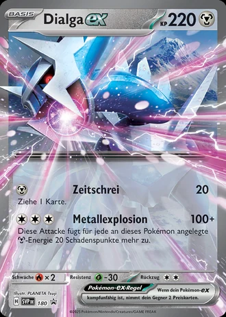 Dialga ex #180 — Karmesin & Purpur Promos