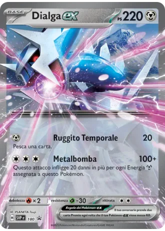 Dialga ex #180 — Scarlatto e Violetto Promos