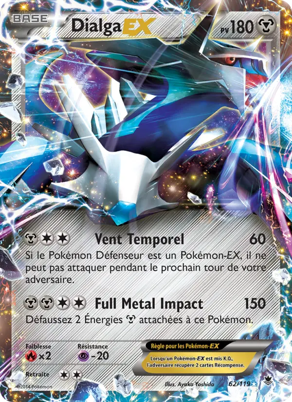 Dialga EX #62 — Vigueur Spectrale