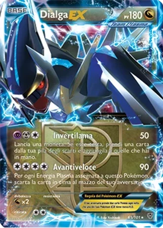 Dialga EX #65/101 — Esplosione Plasma