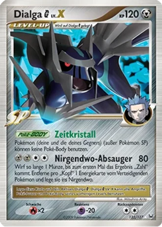 Dialga G LV.X #122 — Platin