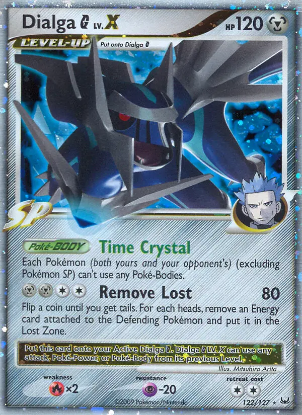 Dialga G LV.X #122 — Platinum