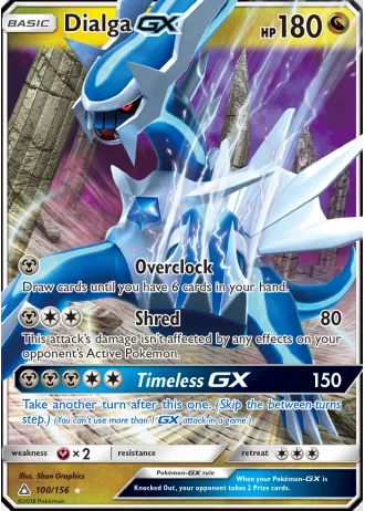 Dialga GX #100 — Ultra Prism