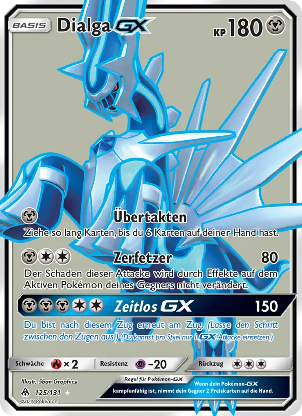 Dialga GX #125 — Grauen Der Lichtfinsternis