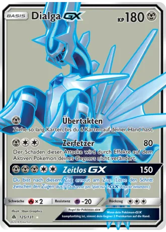Dialga GX #125 — Grauen Der Lichtfinsternis