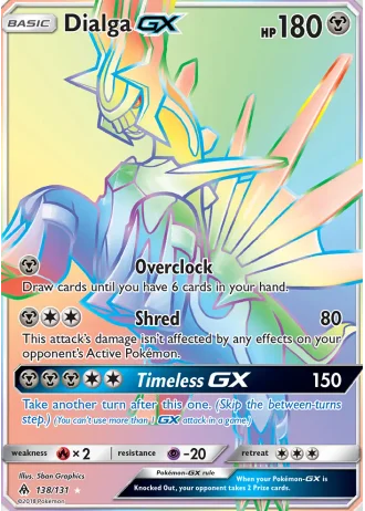 Dialga GX #138/131 — Forbidden Light