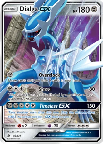 Dialga GX #82/131 — Forbidden Light