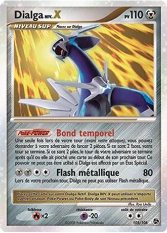 Dialga Niv.X #105 — Duels au Sommets