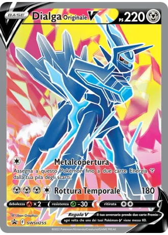 Dialga Originale V SWSH255 — Spada e Scudo Promos