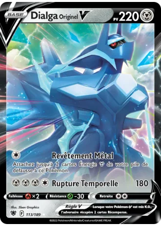 Dialga Originel V #113 — Astres Radieux