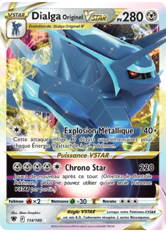 Dialga Originel VSTAR #114 — Astres Radieux