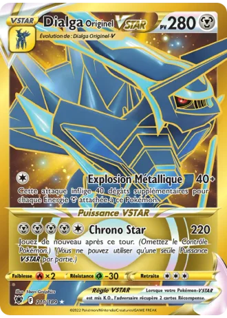 Dialga Originel VSTAR #210 — Astres Radieux