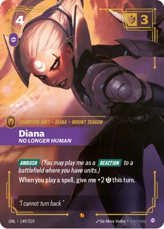 Diana, No Longer Human #149/219 — Unleashed