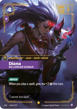 Diana, No Longer Human #149a/219 — Unleashed