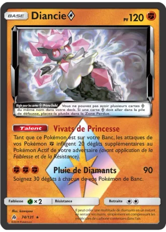Diancie Prism Star #74/131 — Lumière Interdite