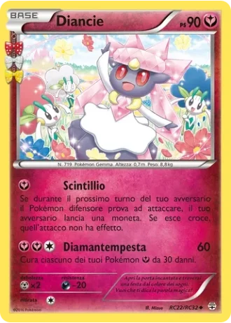 Diancie RC22/32 — Radiant Collection (Generazioni)