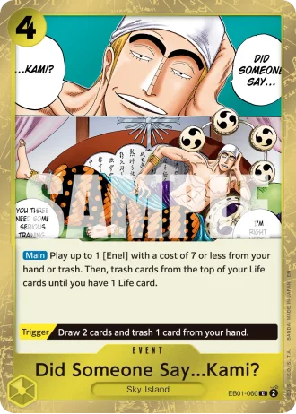 Did Someone Say...Kami? (EB01-060) (Pirate Foil) — One Piece Card The Best Vol.2(PRB02)