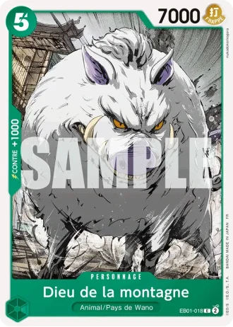 Dieu de la montagne (EB01-018) (Pirate Foil) — ONE PIECE CARD THE BEST vol.2 (PRB02)