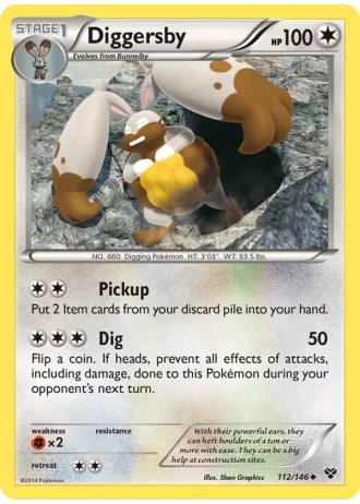 Diggersby #112/146 — XY