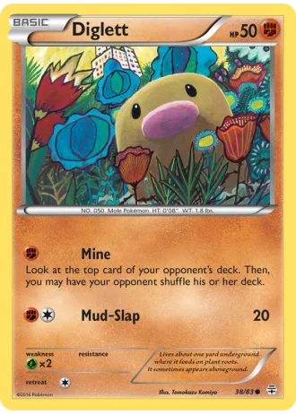 Diglett #38/83 — Generations