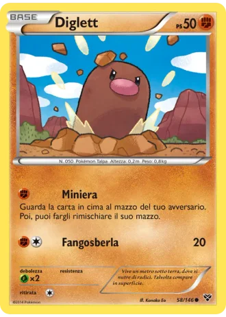 Diglett #58/146 — XY