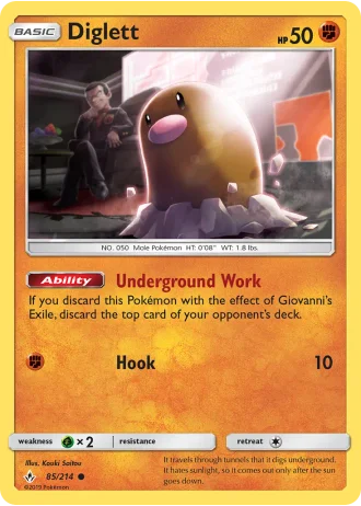 Diglett #85/214 — Unbroken Bonds