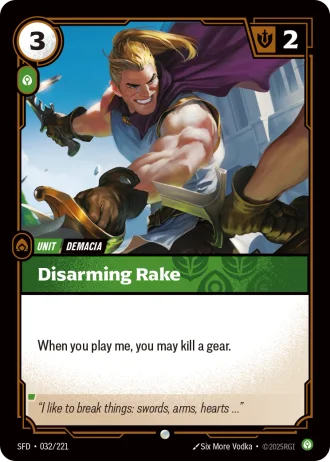 Disarming Rake #032/221 — Spiritforged